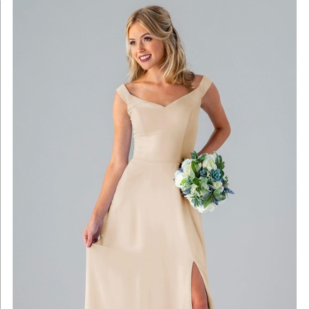 Kennedy Blue | Bridesmaid Dress - ‘Haley’ (Champagne) sz 8 NWT